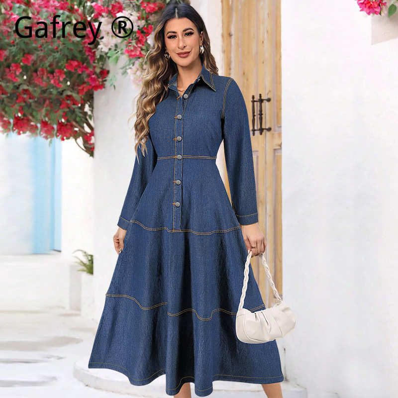 Vintage Fashion In 2026 - Yeni Moda Kot Jean Gömlek Elbise