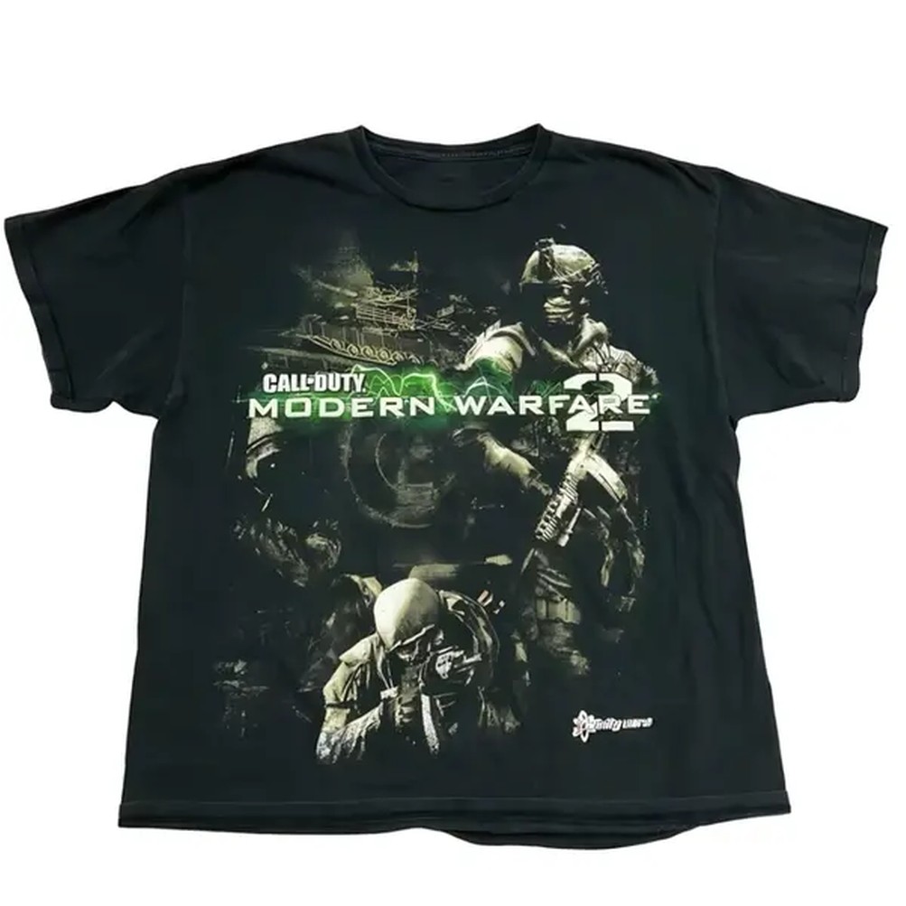 Vintage Fashion Ai - Modern Warfare 2 Tişörtü, COD Oyun