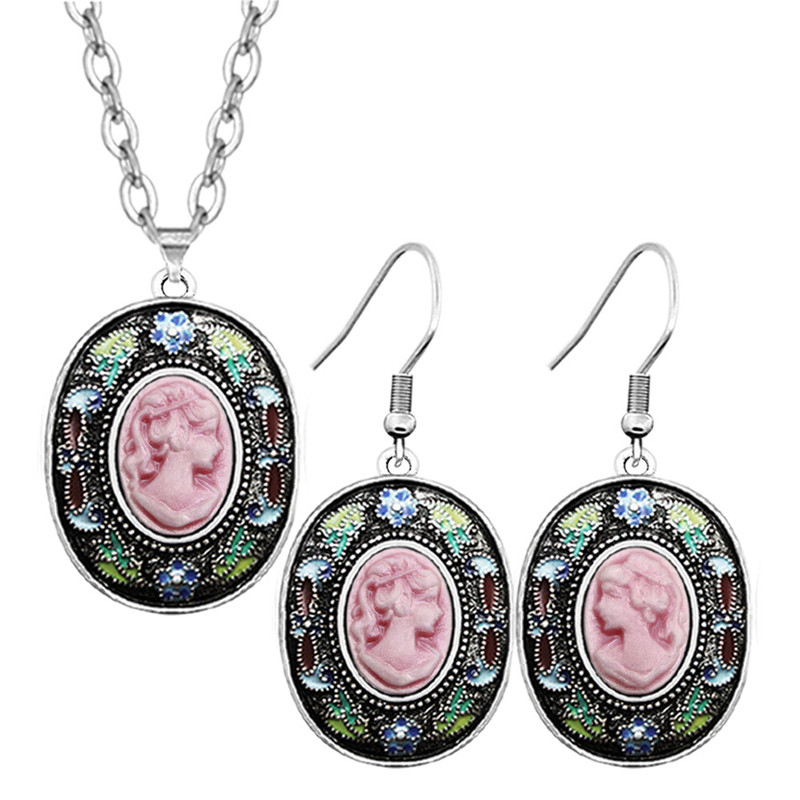 Vintage Fashion Queen - Vintage Görünüm Bayan Kraliçe Cameo Setleri