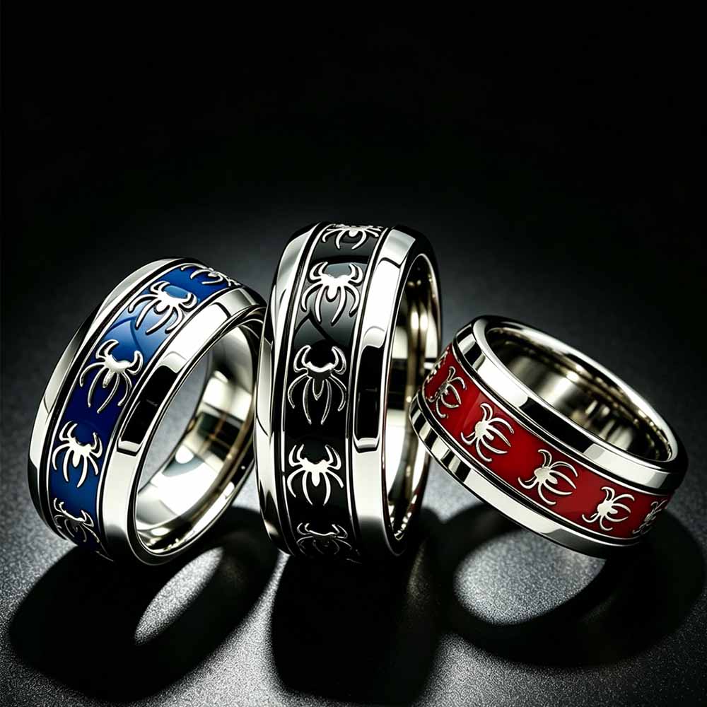 Yeni Vintage Punk Örümcek Yüzü - Vintage Fashion Rings For Women incelemesi ve fiyatı