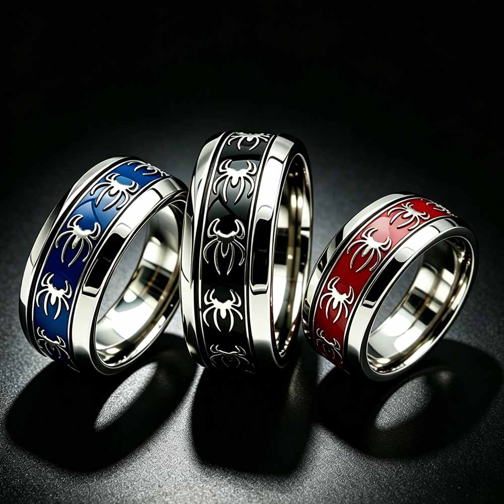 Yeni Vintage Punk Örümcek Yüzü - Vintage Fashion Rings For Women incelemesi ve fiyatı