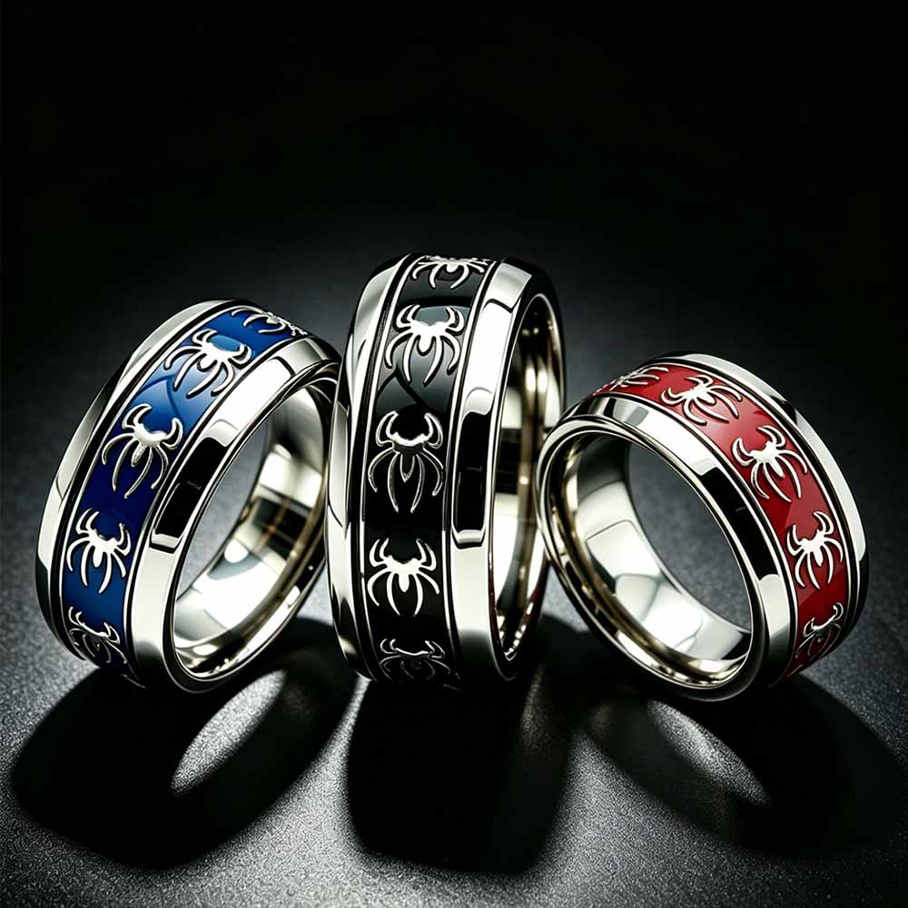 Yeni Vintage Punk Örümcek Yüzü - Vintage Fashion Rings For Women incelemesi ve fiyatı