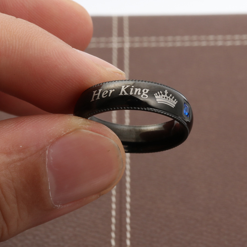 Basit Çift Titanyum Çelik Yüzü - Vintage Fashion Rings For Women incelemesi ve fiyatı