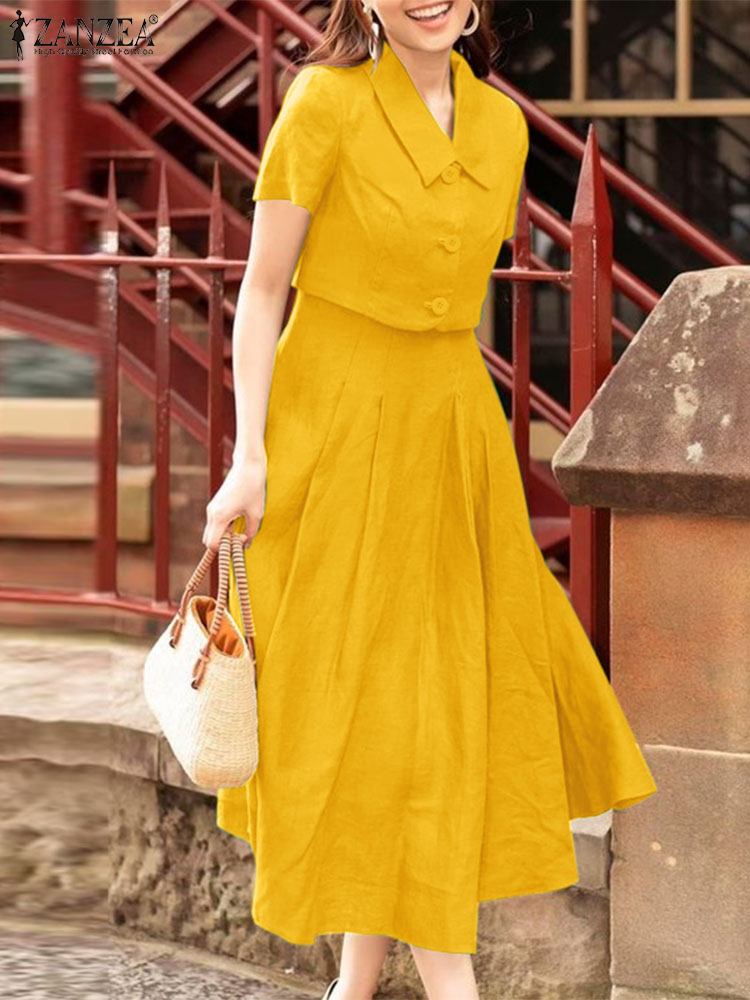 ZANZEA kadınlar iki parçalı se - Vintage Fashion Ai incelemesi ve fiyatı