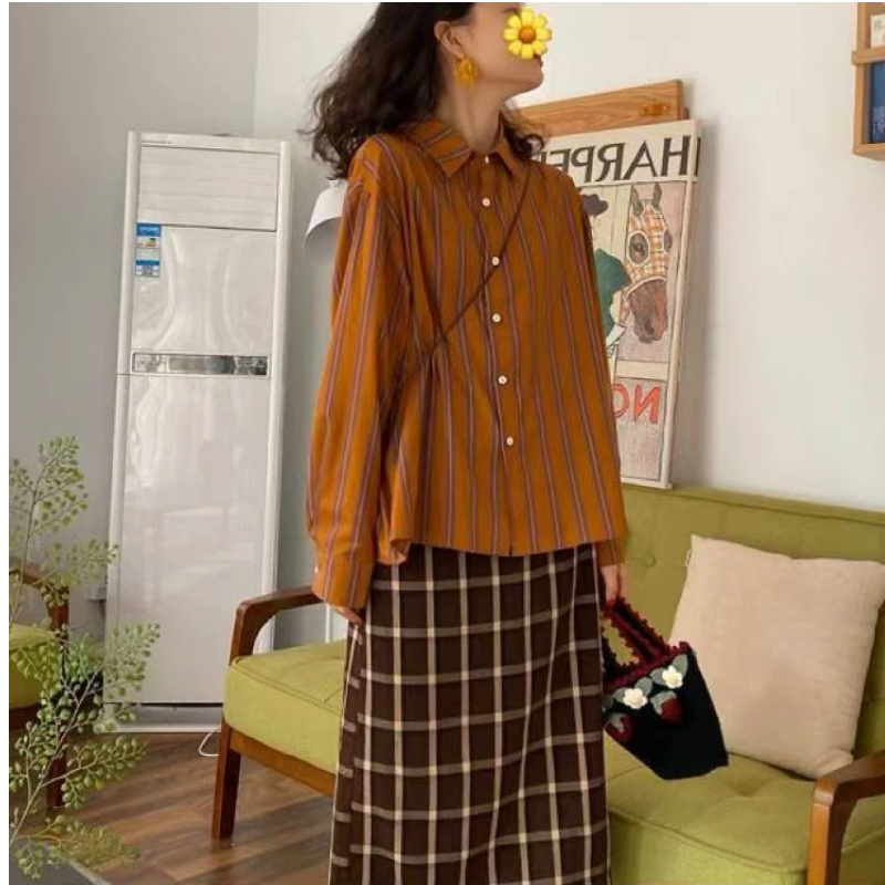 Bahar yeni çizgili gevşek raha - Vintage Fashion Trends incelemesi ve fiyatı