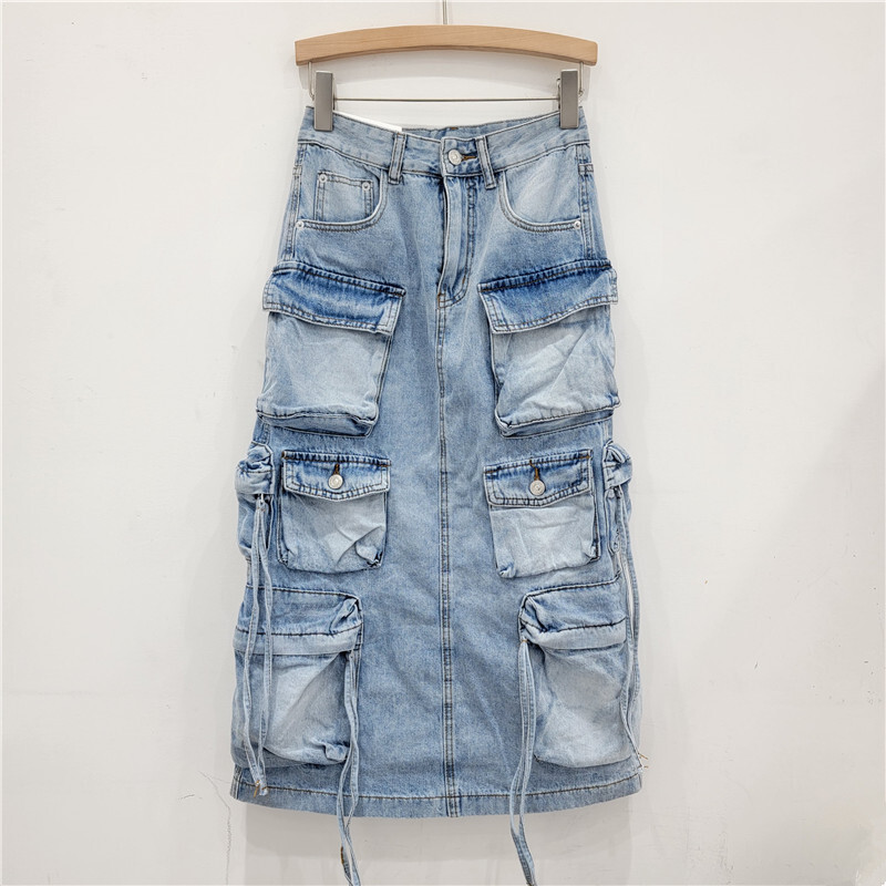 Kadın Denim İş Elbisesi Etek Y - Vintage Fashion Influencer incelemesi ve fiyatı