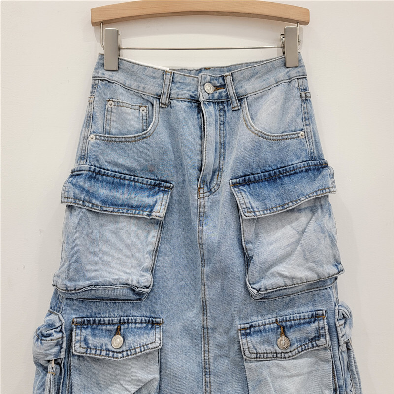 Kadın Denim İş Elbisesi Etek Y - Vintage Fashion Influencer incelemesi ve fiyatı