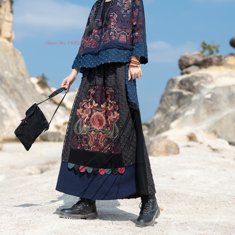 2026 geleneksel etnik denim pa - Denim Skirt Midi Vintage incelemesi ve fiyatı