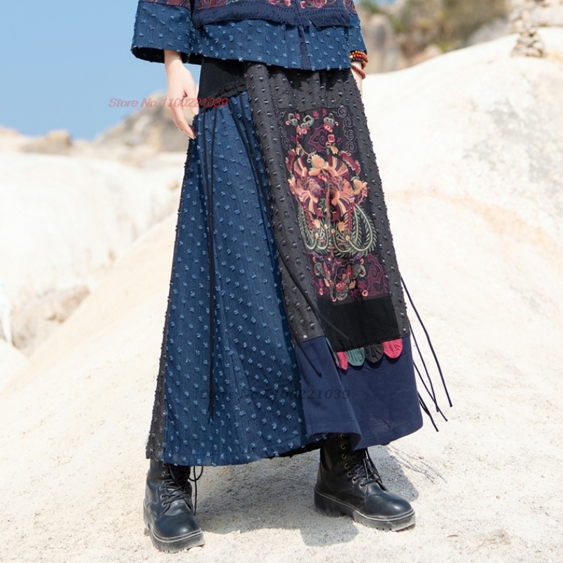 2026 geleneksel etnik denim pa - Denim Skirt Midi Vintage incelemesi ve fiyatı