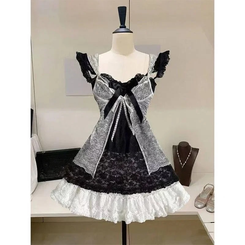 Kawaii Japon Lolita Iki Parçal - Vintage Fashion Ai incelemesi ve fiyatı