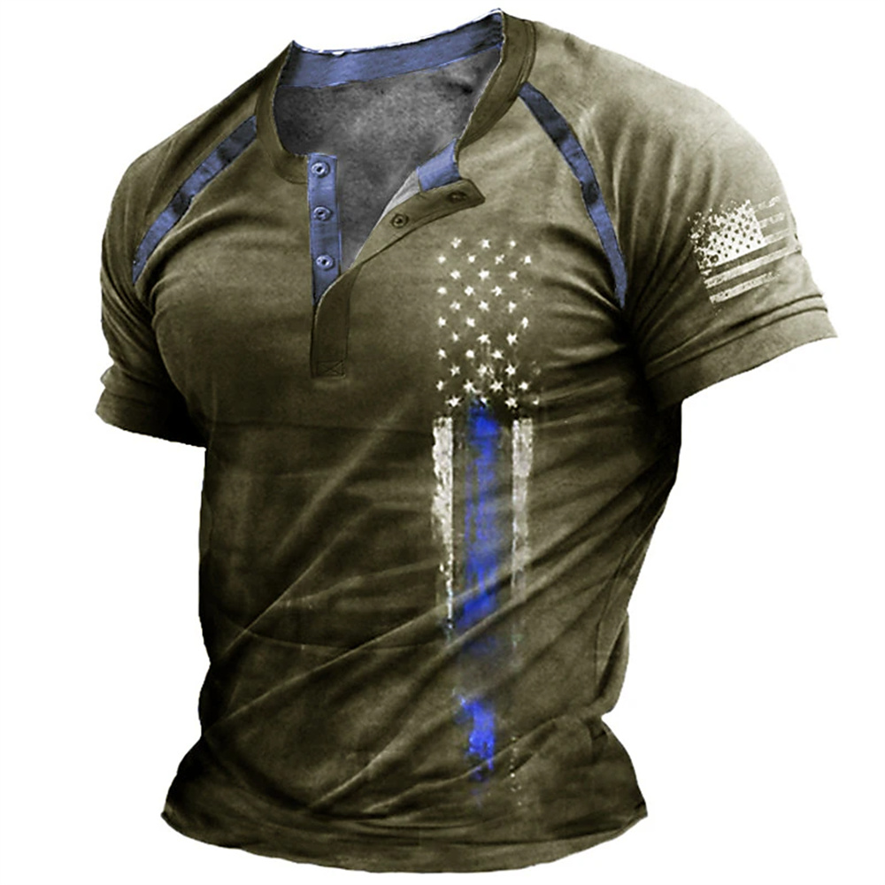 Komik 3D Amerikan Bayrağı Bask - Vintage Fashion Mens incelemesi ve fiyatı