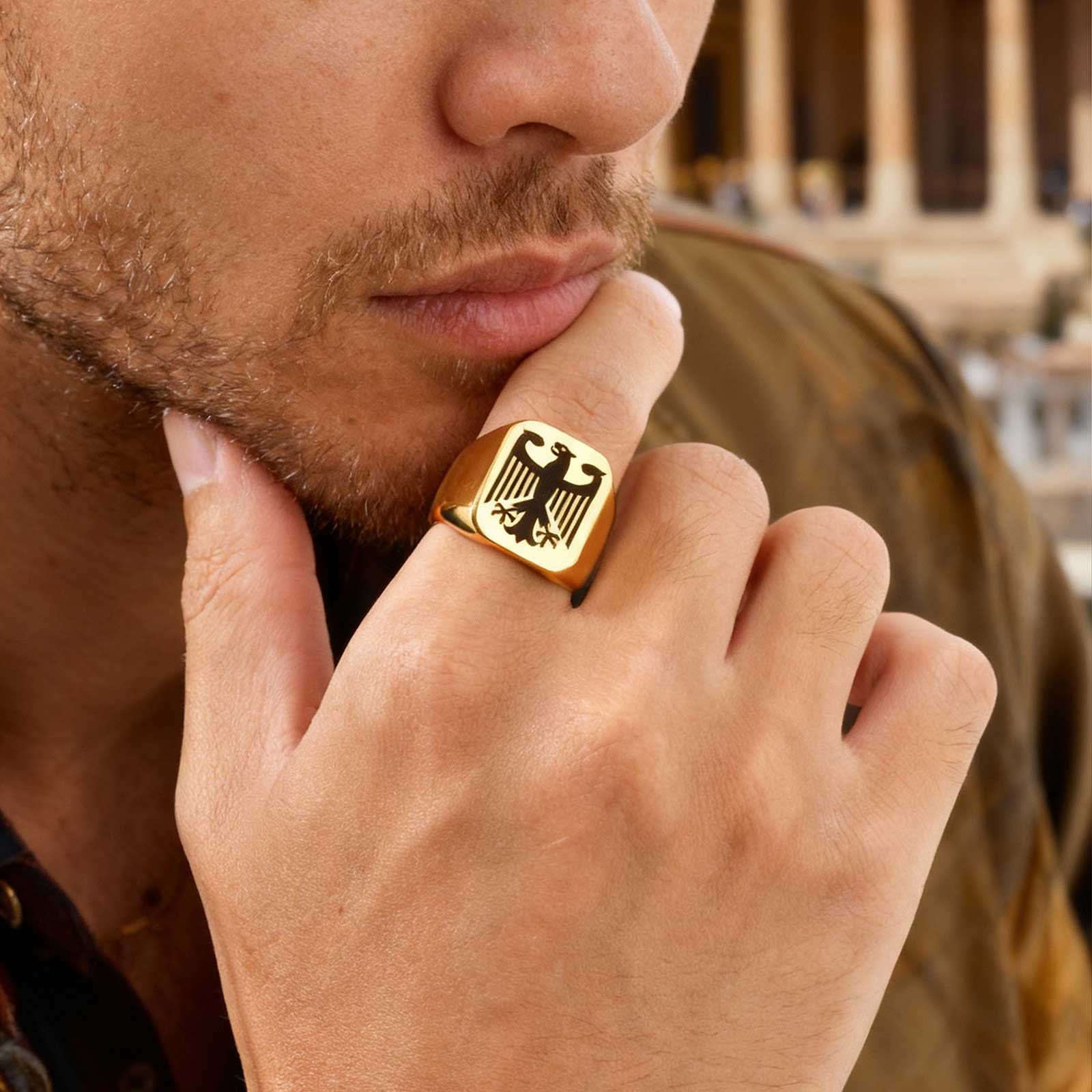 Özel Tasarım Uçan Şahin Kartal - Vintage Fashion Rings For Women incelemesi ve fiyatı