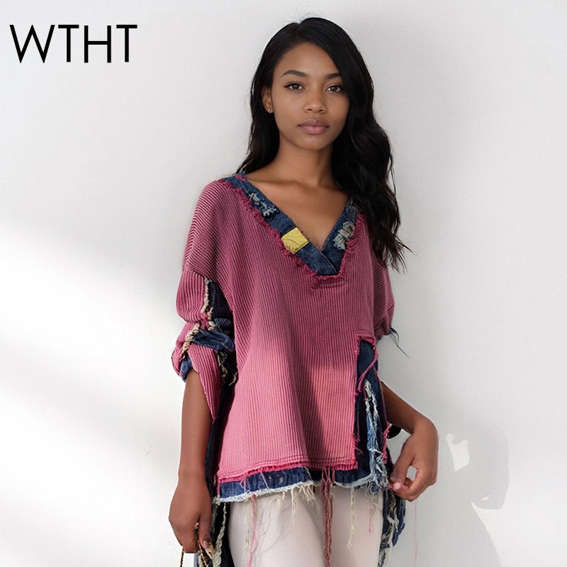 WTHT Moda Kadın Eklenmiş Denim - Vintage Fashion Influencer incelemesi ve fiyatı