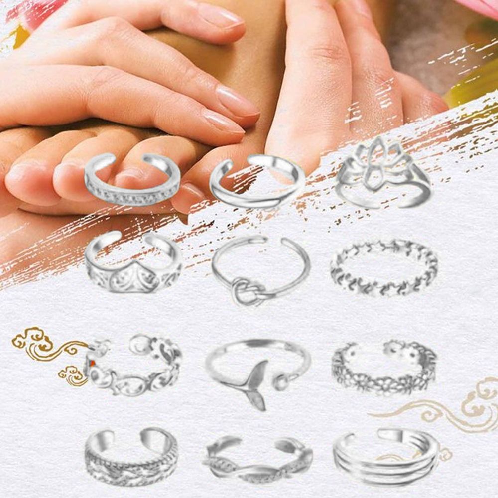 Alaşımlı Plaj Ayak Aksesuarlar - Vintage Fashion Rings For Women incelemesi ve fiyatı