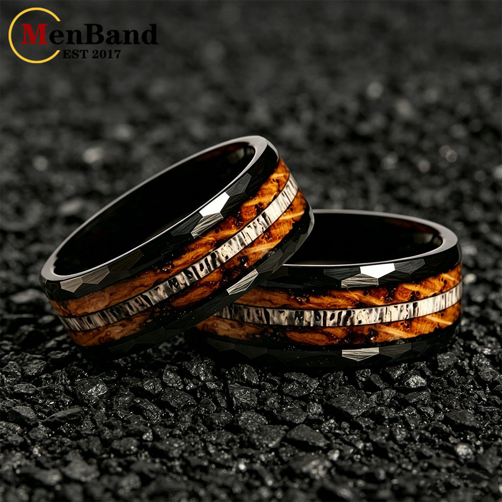 MenBand Klasik 8MM Viski Fıçıs - Vintage Fashion Rings For Women incelemesi ve fiyatı
