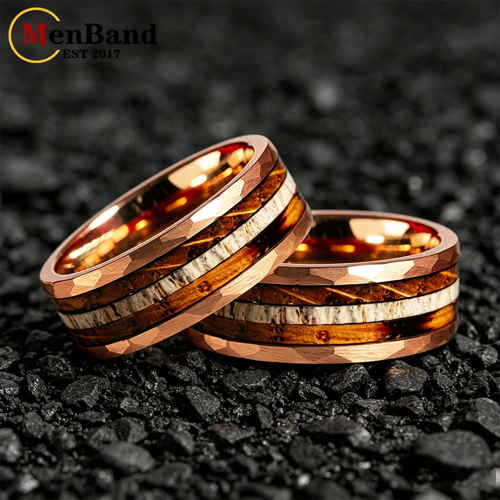 MenBand Klasik 8MM Viski Fıçıs - Vintage Fashion Rings For Women incelemesi ve fiyatı