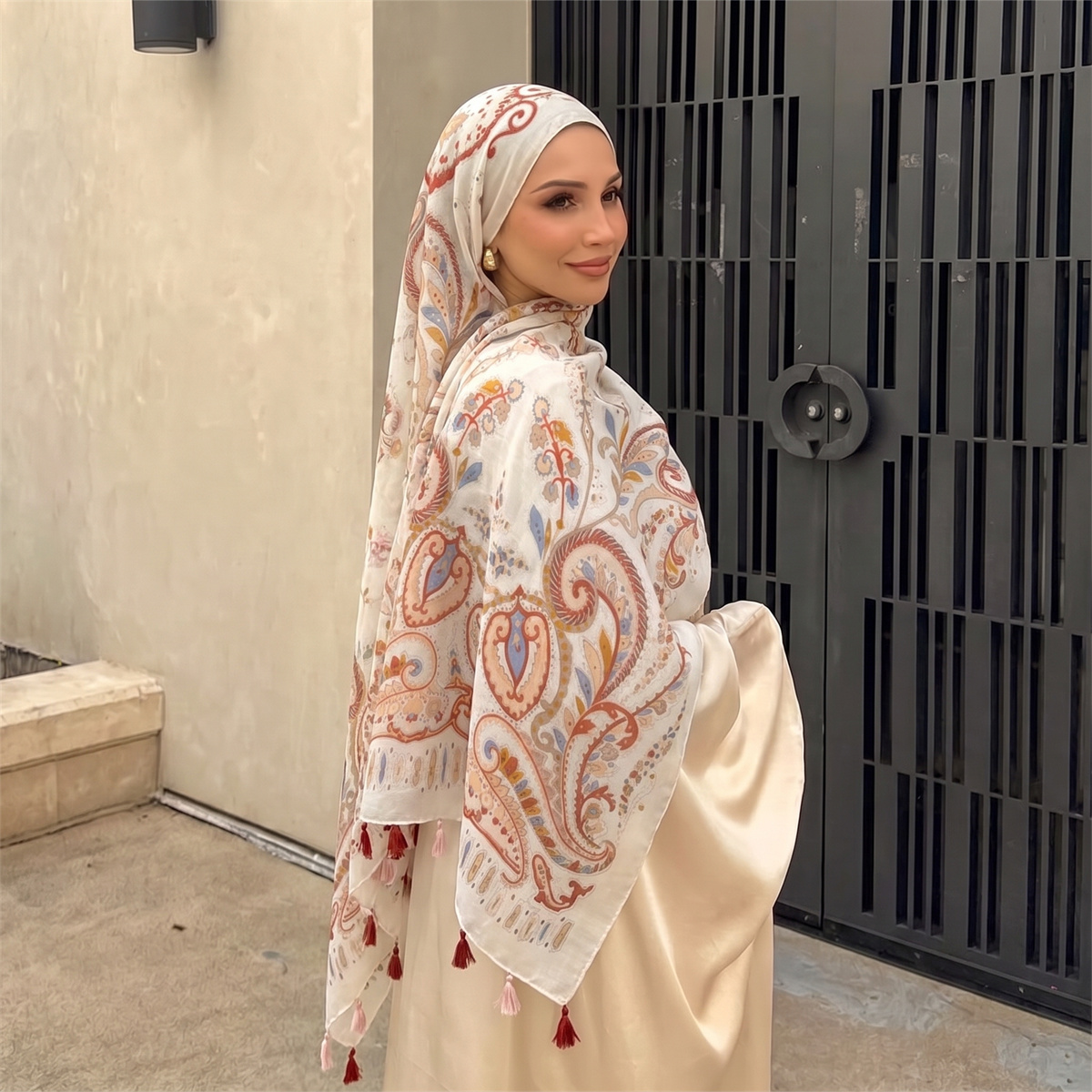Vintage Paisley Baskılı Püskül - Vintage Women Fashion incelemesi ve fiyatı