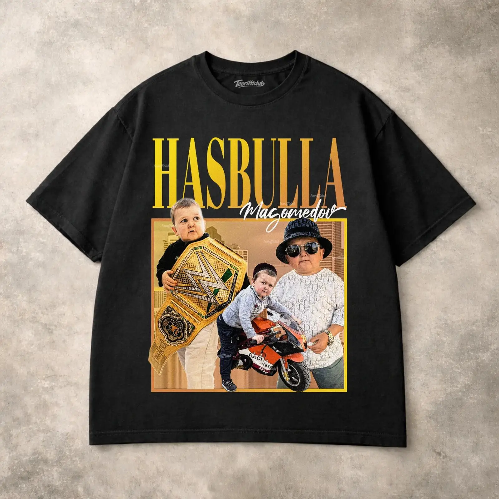 Hasbulla Tişört Komik Meme Inf - Vintage Fashion Influencer incelemesi ve fiyatı